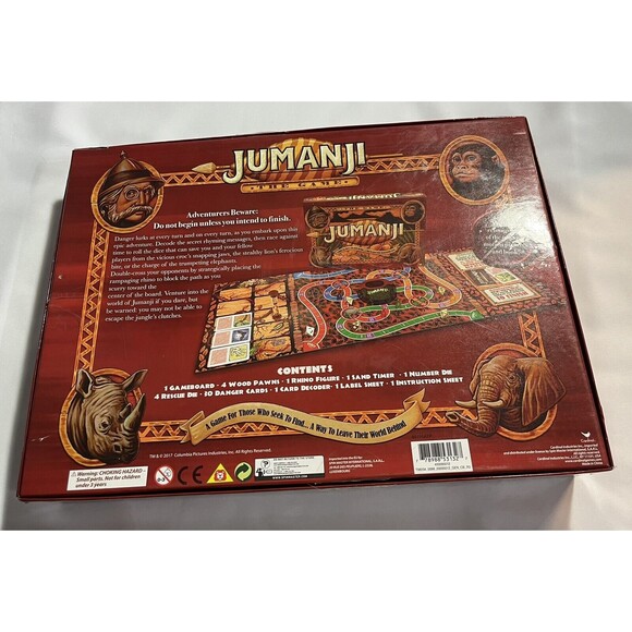 2017 Jumanji Board Game by Cardinal Complete - Picture 5 of 13